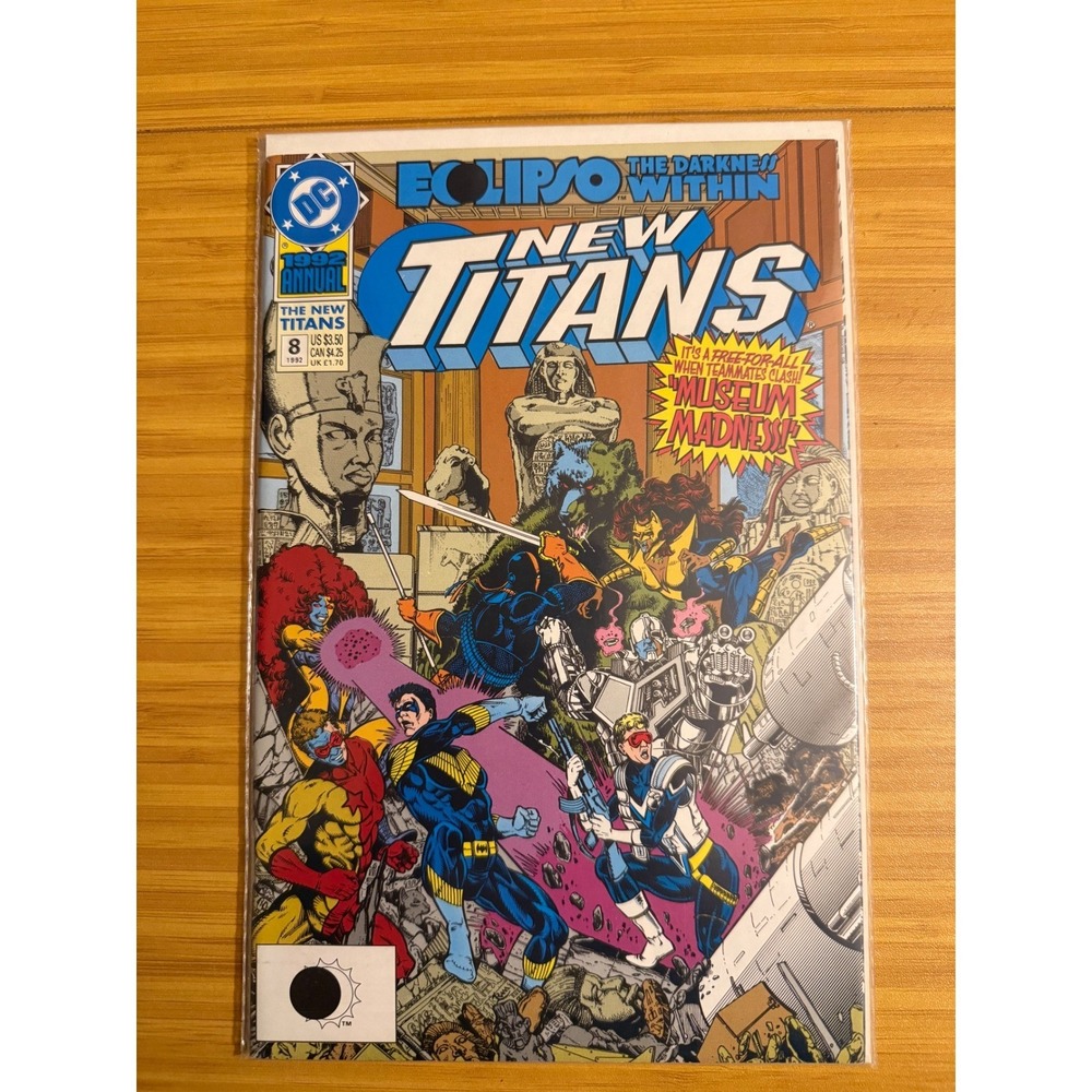 The New Titans Annual 8 DC Comics‎ 1992 Eclipse the Darkness Within Comic Book